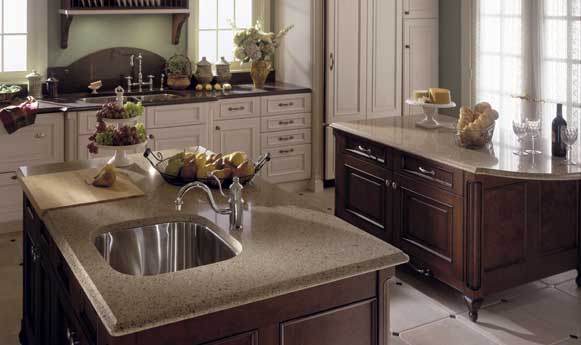 American Flooring : Quartz Zodiaq countertops